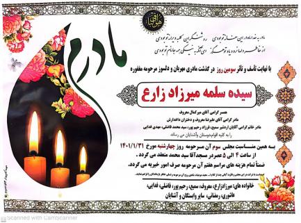 سیده سلمه میرزازاد زارع سیده سلمه میرزازاد زارع